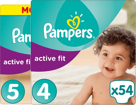 ritme Fjord Selectiekader 50% Pampers Active Fit luiers vergelijken - Luiergids