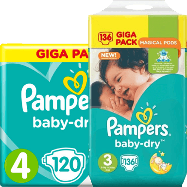 Pampers Baby Dry luiers