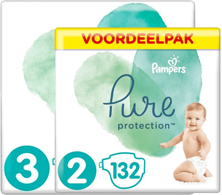 grote Oceaan Meer dan wat dan ook converteerbaar 50% Pampers Pure Protection luiers vergelijken - Luiergids